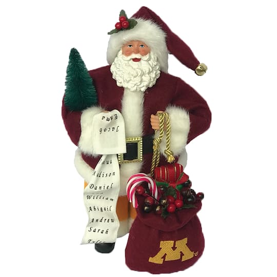Santa's Workshop 12" Minnesota Santa By Santasworkshop | 7" x 6" x 12" | Michaels®